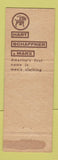 Matchbook Cover - Hart Schaffner Marx Men's Clothes Morony Spencer IA WEAR