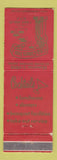 Matchbook Cover - Old Times Inn New York City WEAR