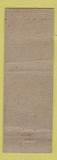 Matchbook Cover - Curlee Men's Clothes Thompson's New Rockford ND WORN