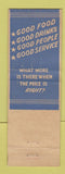 Matchbook Cover - Jumble Shop Restaurant New York City WORN