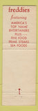 Matchbook Cover - Freddies  Restaurant Minneapolis MN