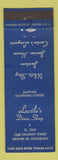 Matchbook Cover - Lucile's Dress Shop Denver Colorado