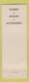 Matchbook Cover - Lucile's Dress Shop Denver Colorado