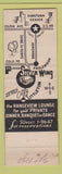 Matchbook Cover - Silver Wing Inn Motel Englewood Colorado