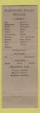 Matchbook Cover - Frank Paxton Lumber Denver Colorado