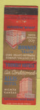 Matchbook Cover - Hotel Connor Allis Hotel Wichita KS Joplin MO WEAR