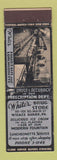 Matchbook Cover - White's Drug Store Wilkes Barre PA FEDERAL LONG WORN BACK