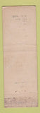 Matchbook Cover - Hotel Johnston Loyal WI FEDERAL LONG
