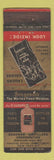 Matchbook Cover - Seagram's Liquor UNIVERSAL LONG Cocktail Drink Book