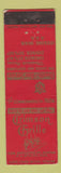 Matchbook Cover - Crimson Grille Boston MA FEDERAL LONG WEAR