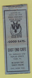 Matchbook Cover - East End Cafe York PA WEAR BOBTAIL