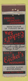 Matchbook Cover - Eichel's Restaurant Boston MA FEDERAL LONG