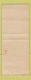 Matchbook Cover - Hussey's Calso oil gas Hampton NH pinup WORN BOBTAIL