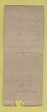 Matchbook Cover - Mike Zapior Restaurant West View OH WEAR BOBTAIL