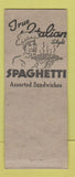 Matchbook Cover - Ed's Place Inc Falmouth MA pinup BOBTAIL
