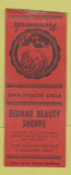 Matchbook Cover - Bednar Beauty Shoppe Cleveland OH girlie BOBTAIL