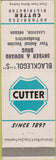 Matchbook Cover - Cutter Drugs Lakeview OR agriculture