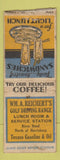 Matchbook Cover - Wm Reichert's Golf Driving Range Harrisburg PA WORN BOBTAIL