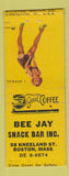 Matchbook Cover - Bee Jay Snack Bar Boston MA pinup BOBTAIL