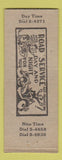 Matchbook Cover - Walther Bros Garage Clearfield PA pinup BOBTAIL
