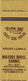 Matchbook Cover - Major Bros Farms Deli Kettleman City CA