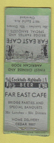 Matchbook Cover - Far East Cafe Cleveland OH BOBTAIL