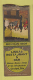 Matchbook Cover - Linkas Restaurant Cleveland OH WEAR BOBTAIL