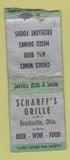 Matchbook Cover - Scharff's Grille Brecksville OH WEAR BOBTAIL