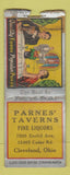 Matchbook Cover - Parnes' Taverns Cleveland OH WEAR BOBTAIL