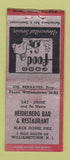 Matchbook Cover - Heidelberg Bar Restaurant Williamstown NJ WEAR BOBTAIL