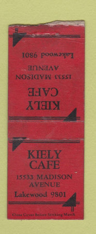 Matchbook Cover - Kiely Cafe Lakewood OH? WEAR BOBTAIL