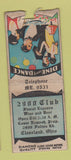 Matchbook Cover - 2900 Club Cleveland OH DQ WEAR BOBTAIL