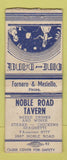 Matchbook Cover - Noble Road Tavern Cleveland? BOBTAIL