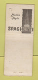 Matchbook Cover - Noble Road Tavern Cleveland? BOBTAIL