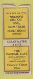 Matchbook Cover - Pastime Cafe Fairview Village OH WEAR BOBTAIL