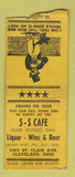 Matchbook Cover - SS Cafe Cleveland OH girlie BOBTAIL