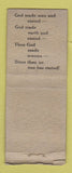 Matchbook Cover - Brown's Tavern Cleveland OH BOBTAIL