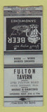 Matchbook Cover - Fulton Tavern BOBTAIL