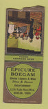 Matchbook Cover - Epicure Boegam Euclid OH BOBTAIL
