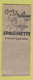Matchbook Cover - Ed's Place Falmouth MA liquor pinup BOBTAIL