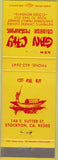 Matchbook Cover - Gan Chy Chinese Food Stockton CA