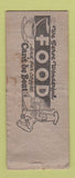 Matchbook Cover - New Palmer Cafe Palmer IA pinup WORN BOBTAIL