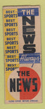 Matchbook Cover - 1938 Big 4 Football Schedule Case Carroll WEAR BOBTAIL