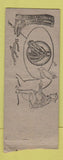 Matchbook Cover - Brooklyn Horse Riding Academy WEAR BOBTAIL