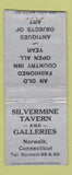 Matchbook Cover - Silvermine Tavern and Galleries Norwalk CT BOBTAIL