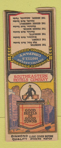Matchbook Cover - Southeastern Hotels Company DQ Charlotte NC BOBTAIL