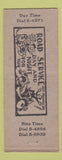 Matchbook Cover - Walther Bros Garage Clearfield PA pinup BOBTAIL