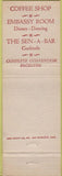 Matchbook Cover - Senator Hotel Sacramento CA