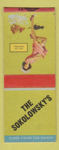 Matchbook Cover - The Sokolowsky's pinup Illinois Accordion College BOBTAIL