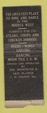Matchbook Cover - The Cow Shed Detroit MI BOBTAIL